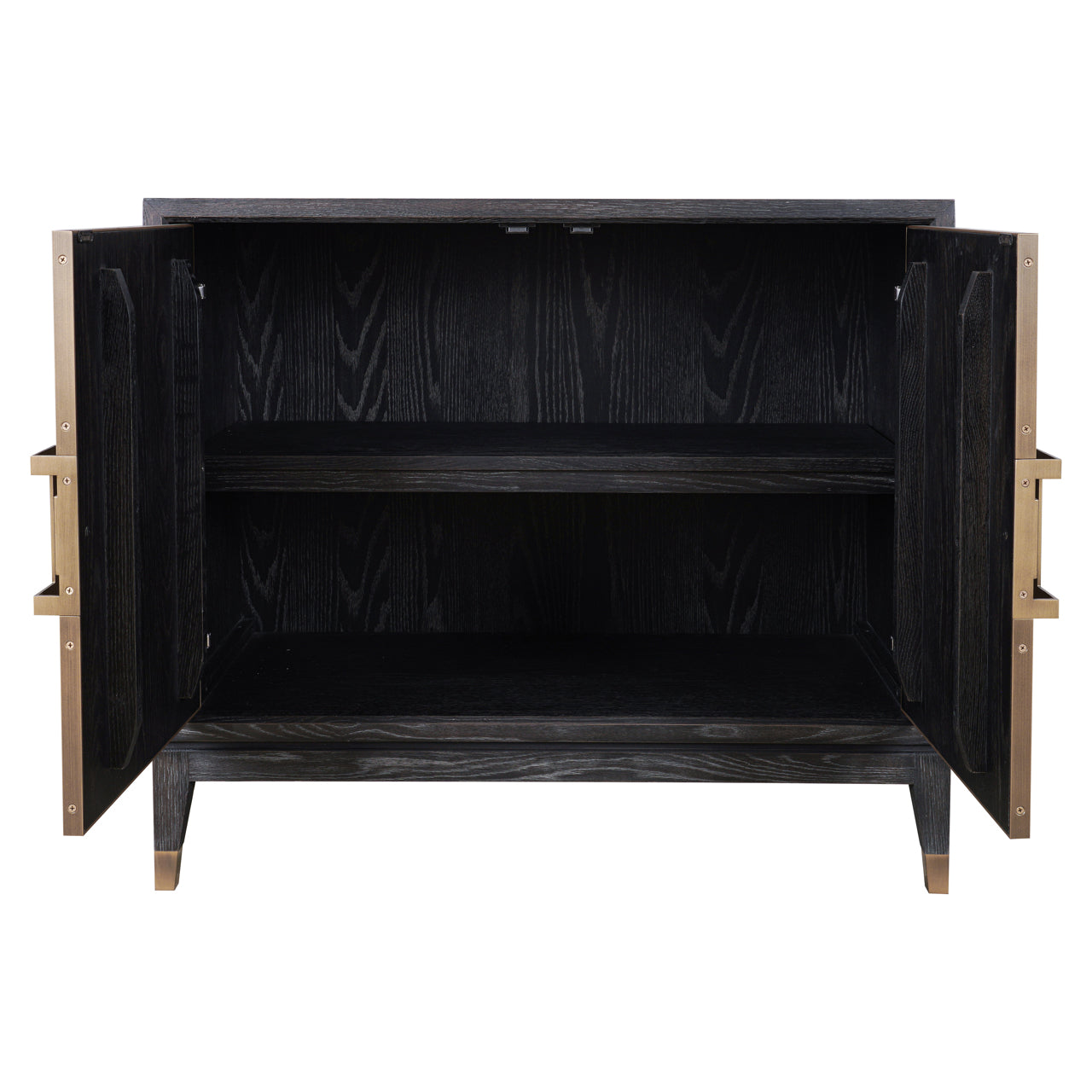Sideboard Bloomville brass shagreen