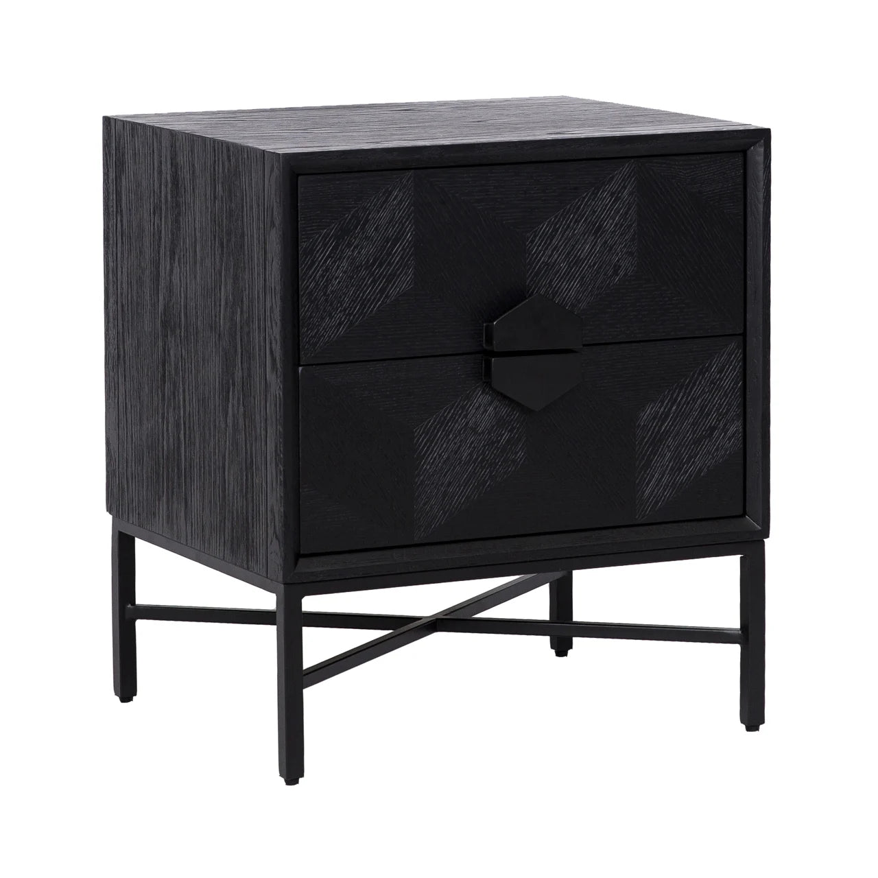 Nachttisch Blax black