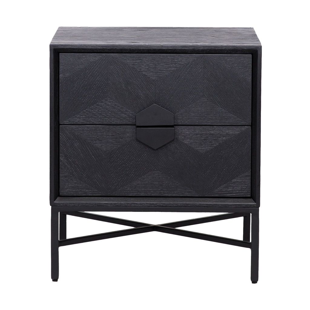 Nachttisch Blax black