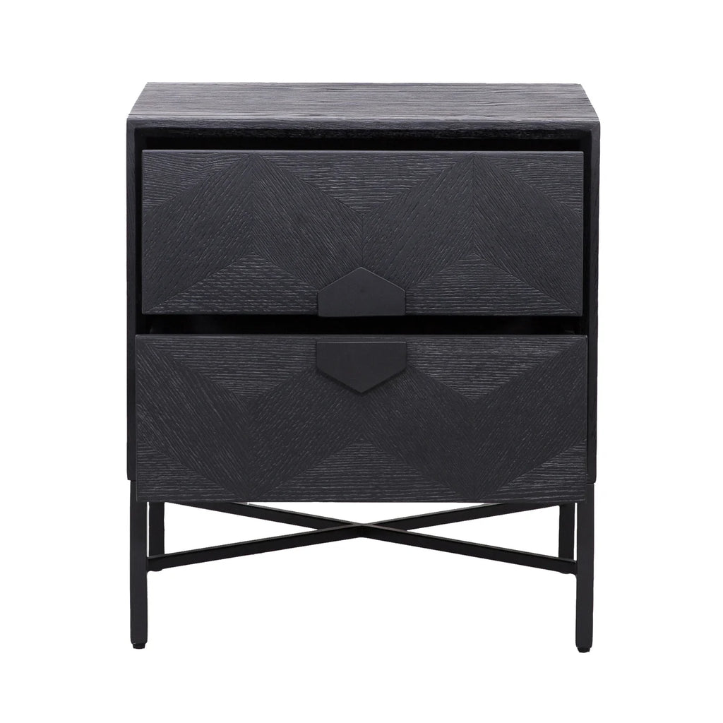 Nachttisch Blax black