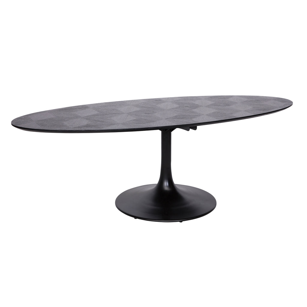 Esstisch Blax black oval 250