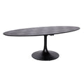 Esstisch Blax black oval 250