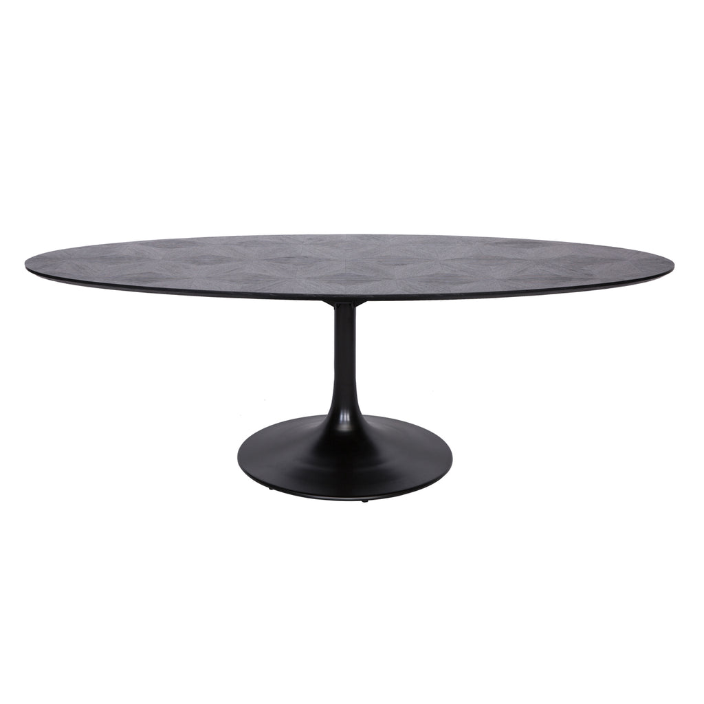 Esstisch Blax black oval 250