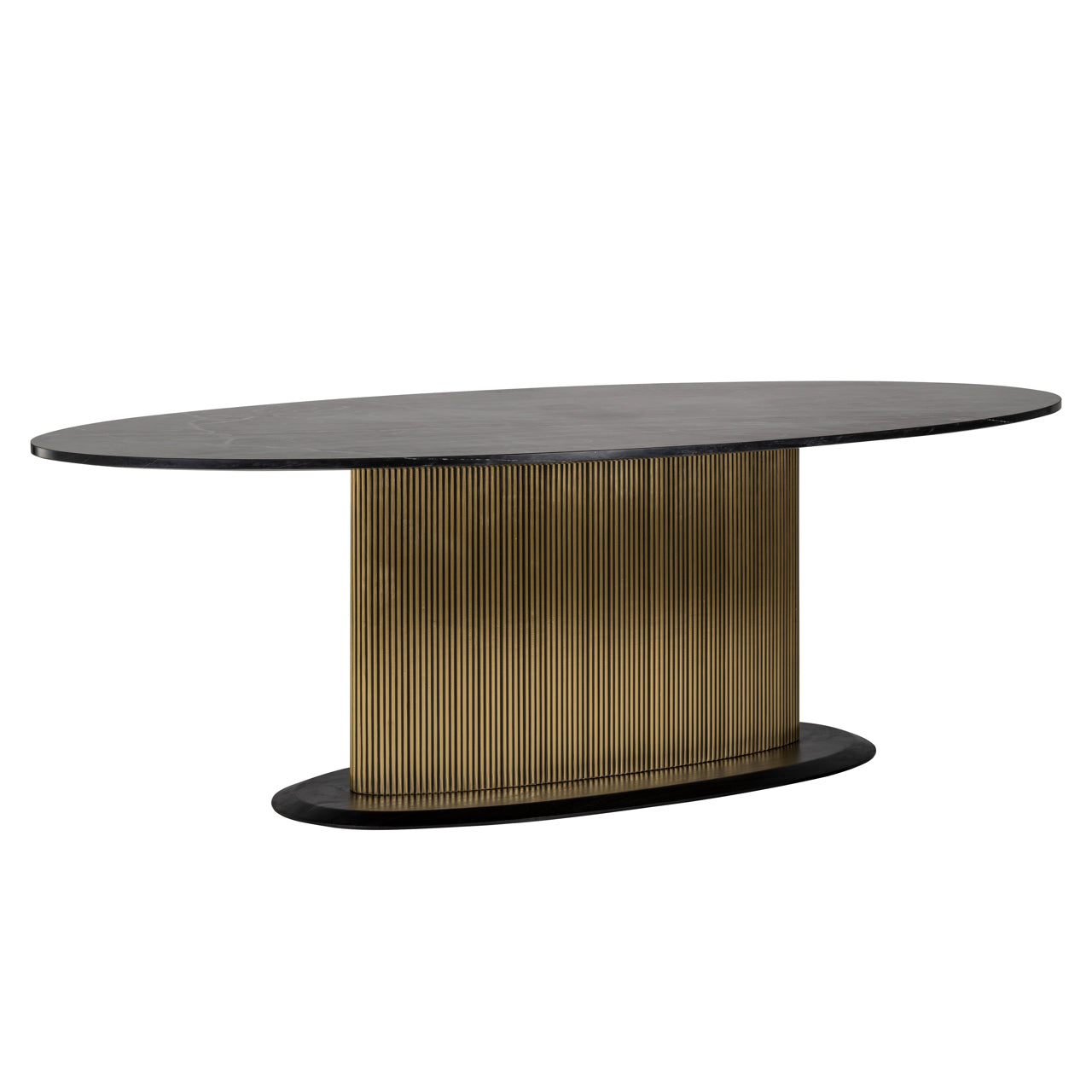 Esstisch Ironville gold oval 235
