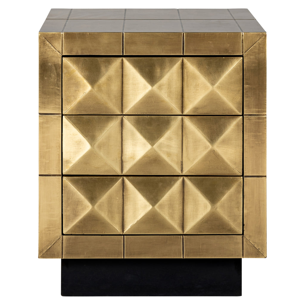 Nachttisch Collada brushed gold