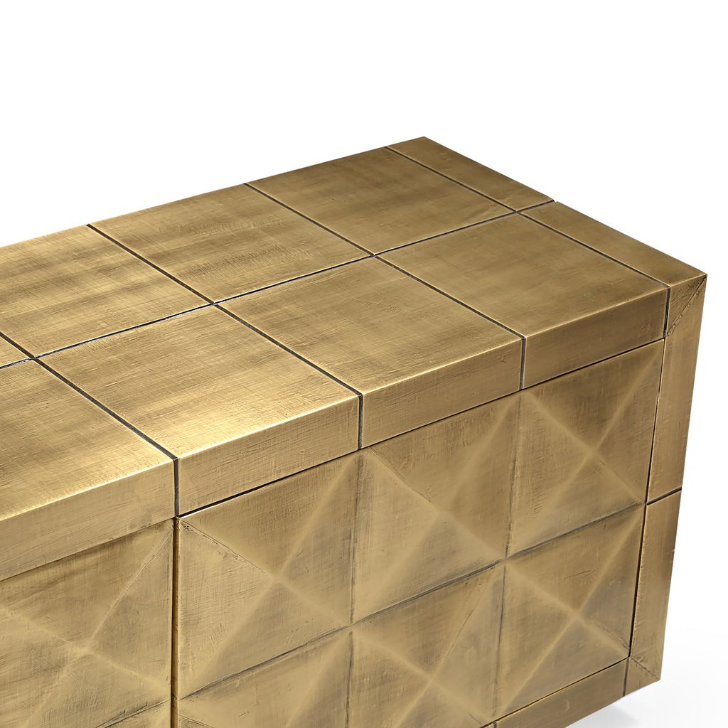 TV-Schrank Collada brushed gold