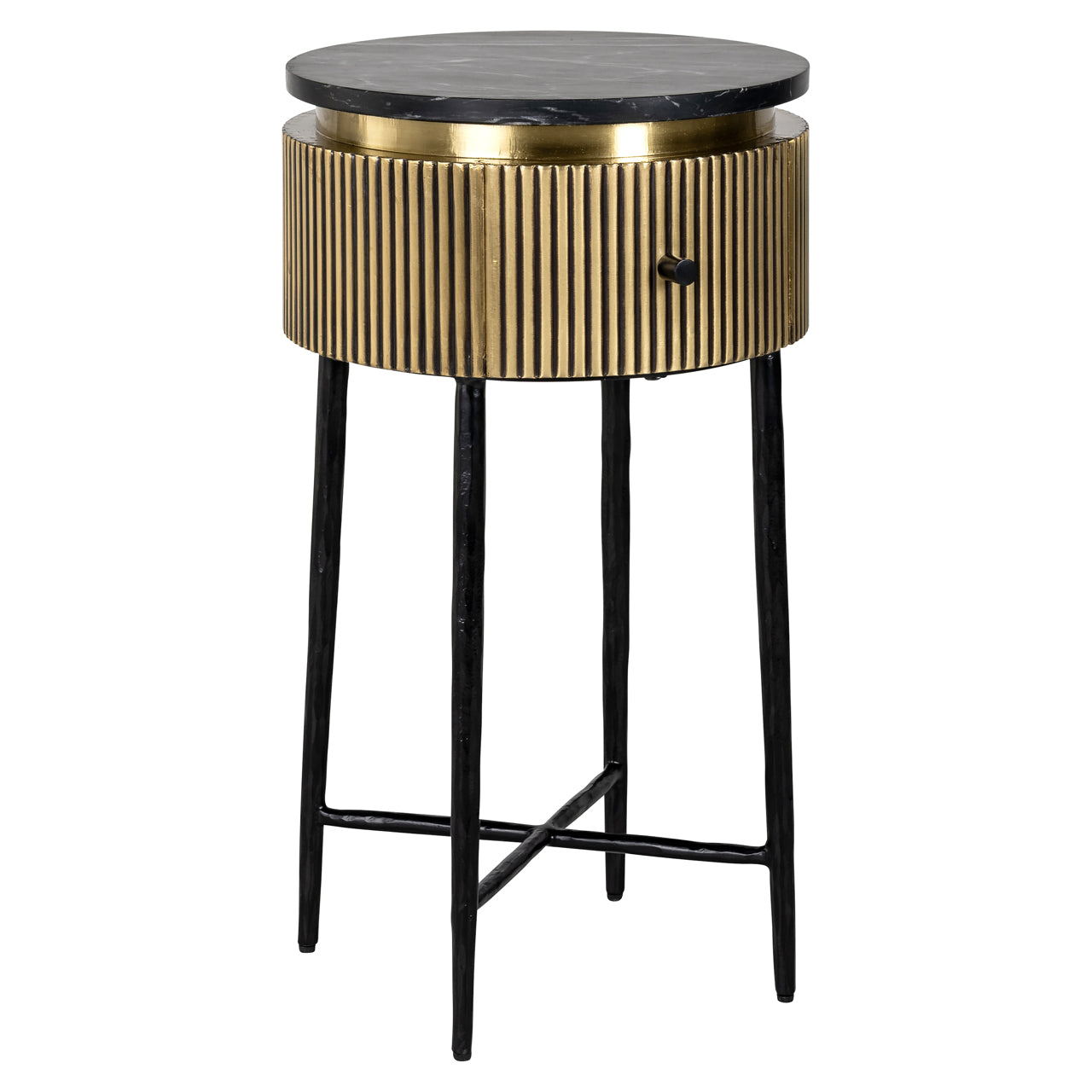 Beistelltisch Ironville gold