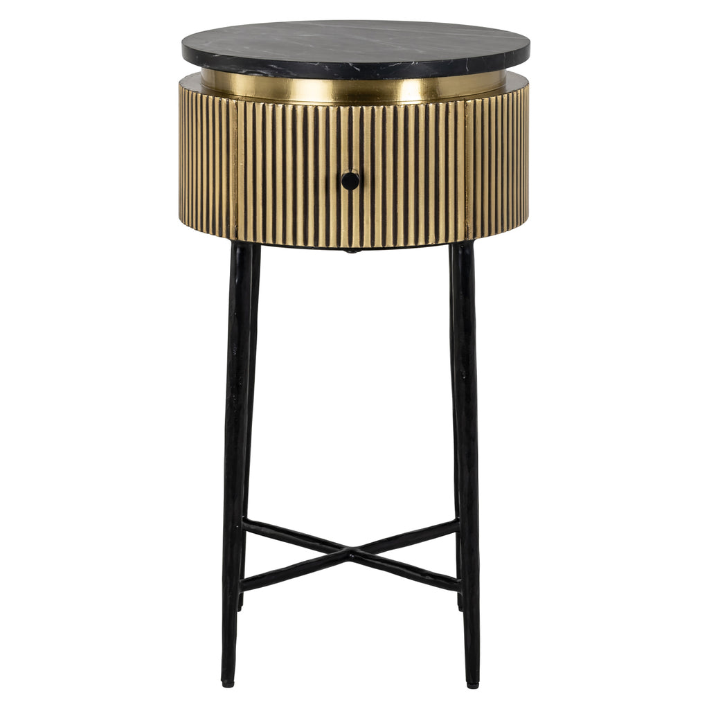Beistelltisch Ironville gold