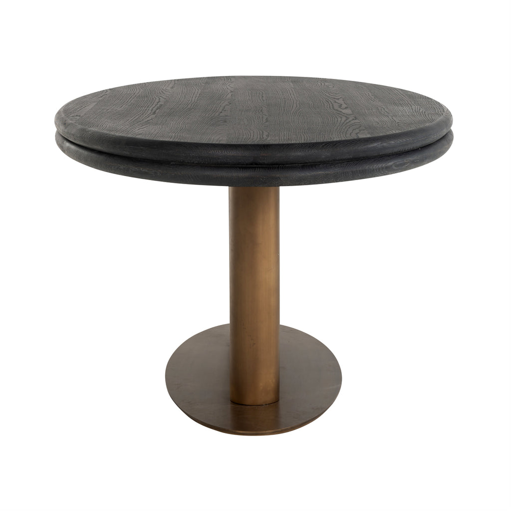 Esstisch Macaron black rustic oval 235