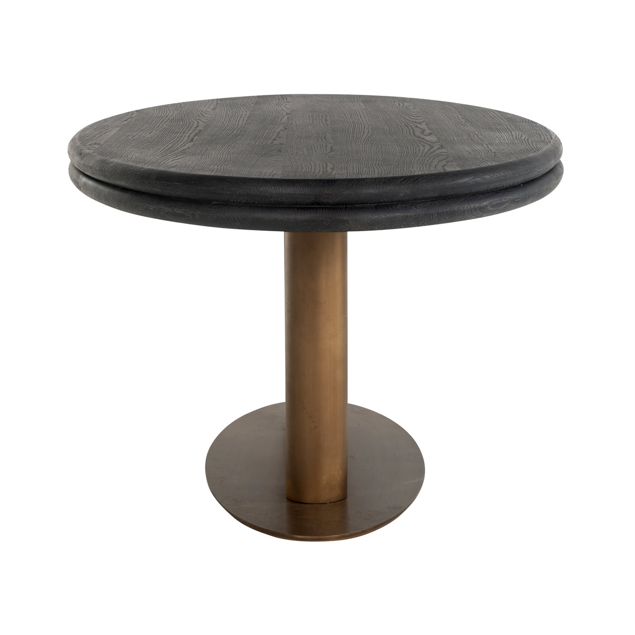 Esstisch Macaron black rustic oval 235