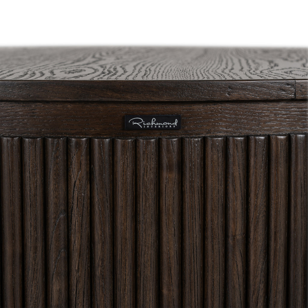 Couchtisch Luxor brown 95Ø