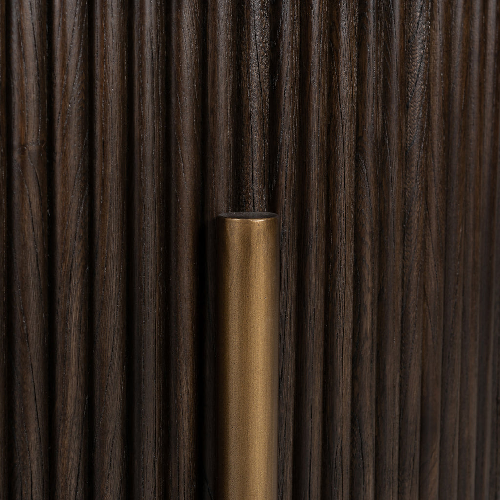 Couchtisch Luxor brown 95Ø