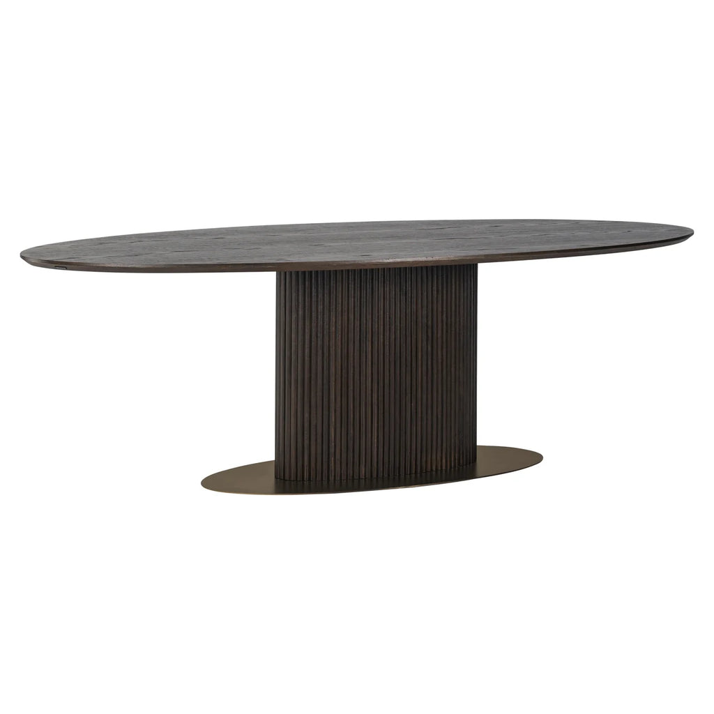 Esstisch Luxor brown oval 300