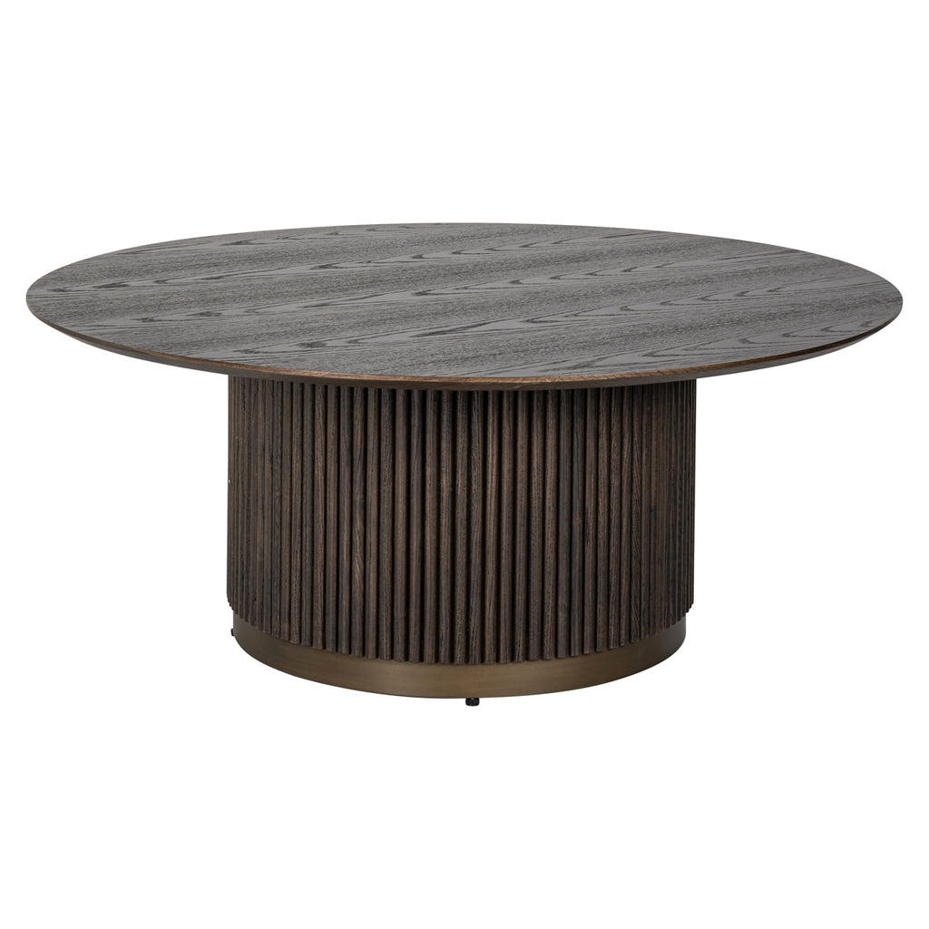 Couchtisch Luxor brown 100Ø