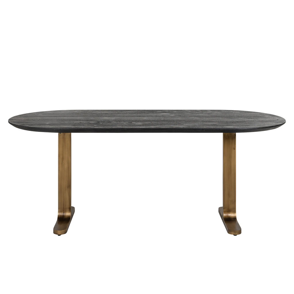 Esstisch Revelin black/gold 200