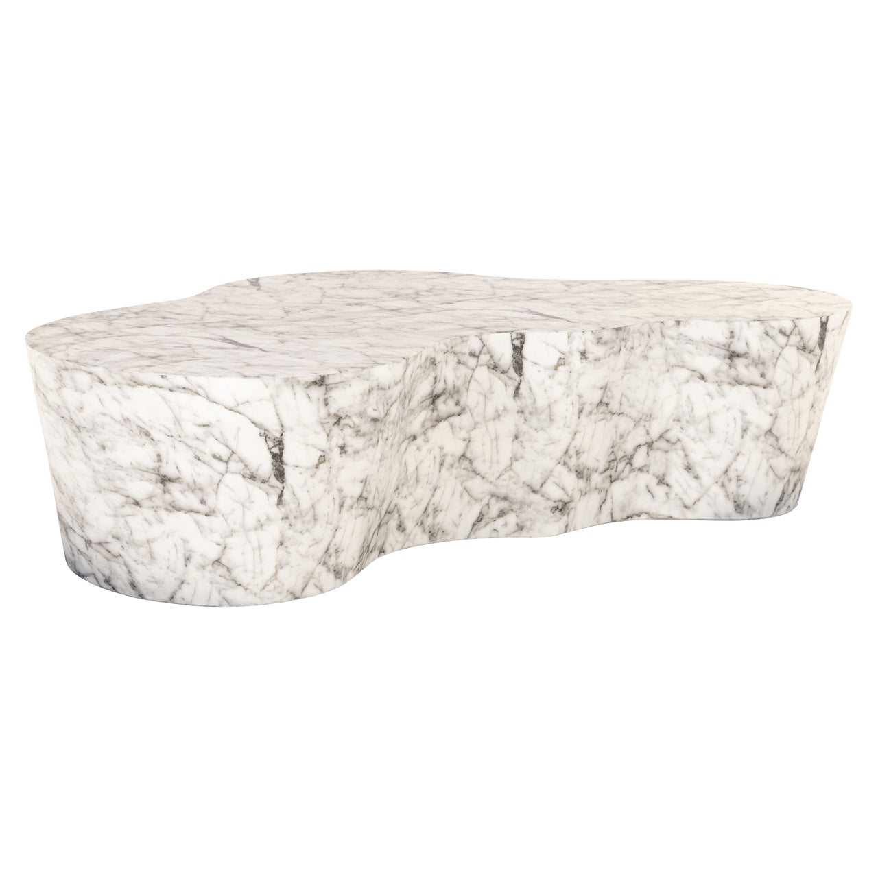 Gartencouchtisch Rockyard white marble look
