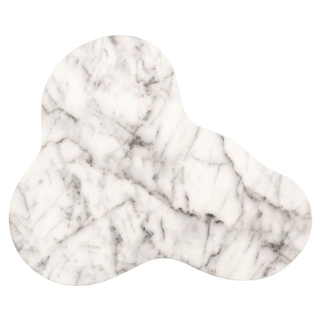 Outdoor Beistelltisch Rockyard white marble look