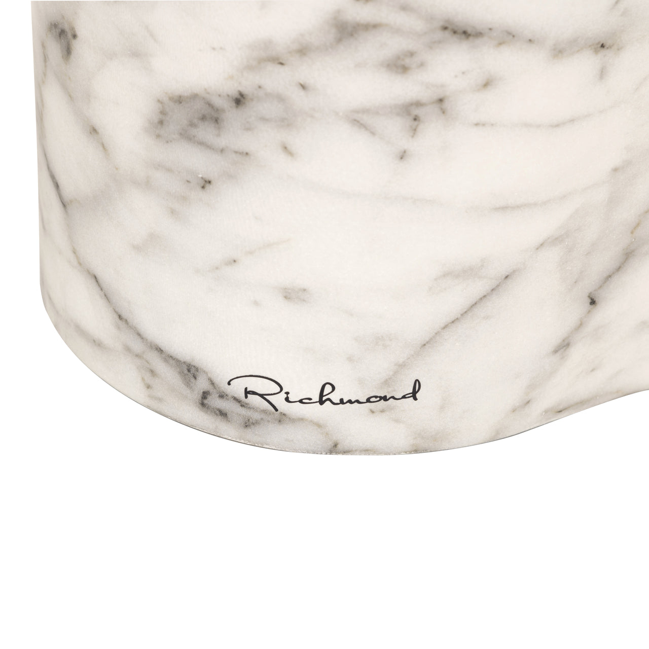 Outdoor Beistelltisch Rockyard white marble look