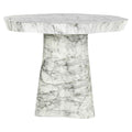 Outdoor Esstisch Rockyard white marble look 100Ø