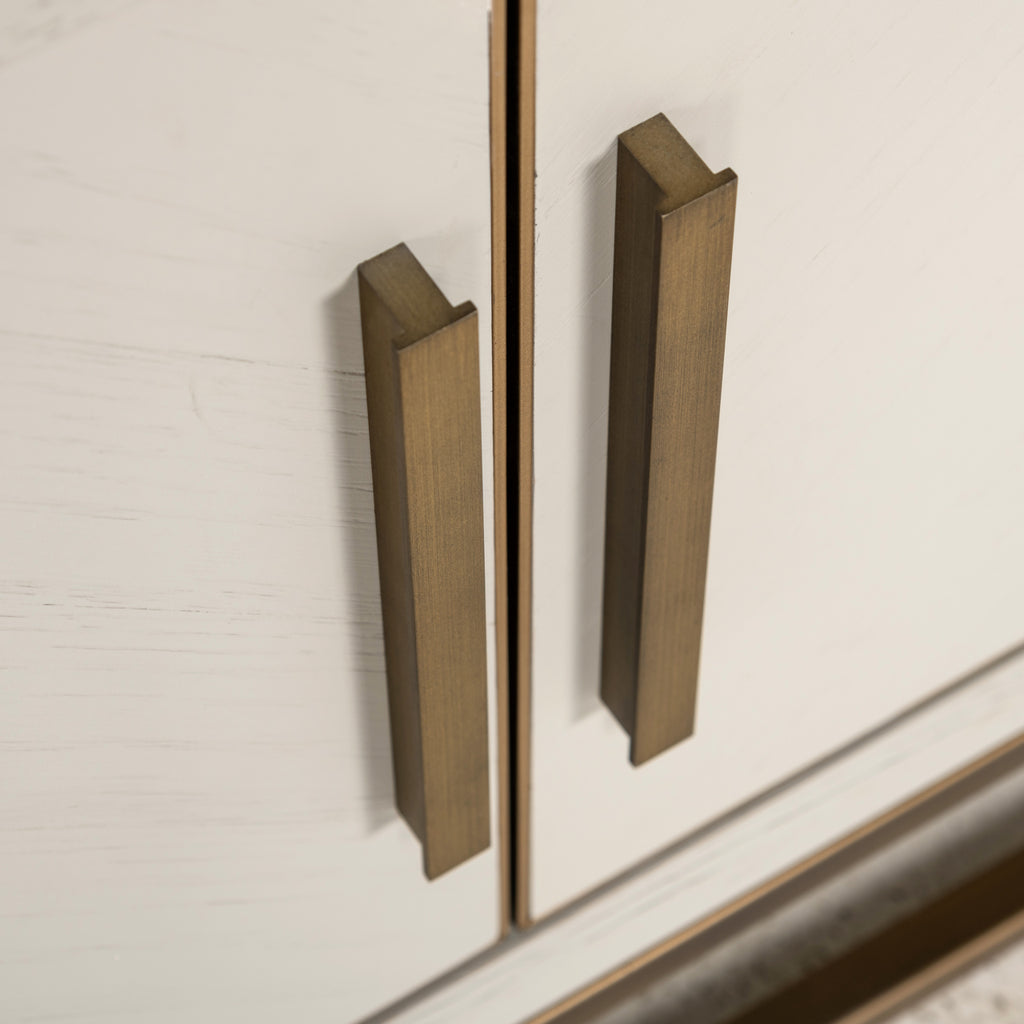 TV-Schrank Whitebone brass verona grey  200