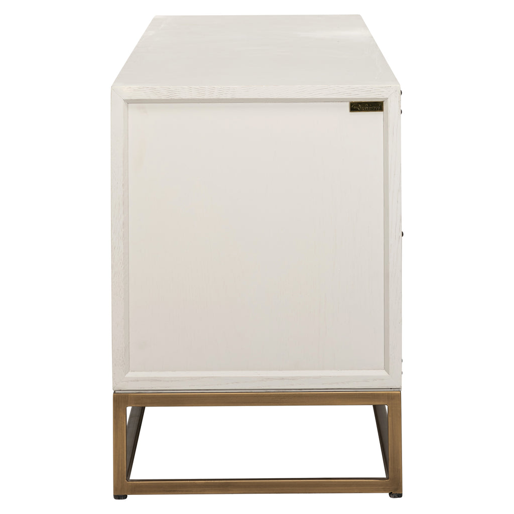 TV-Schrank Whitebone brass verona grey  200