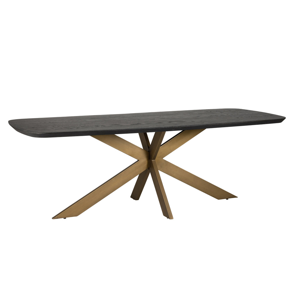 Esstisch Cambon dark coffee danish oval 230