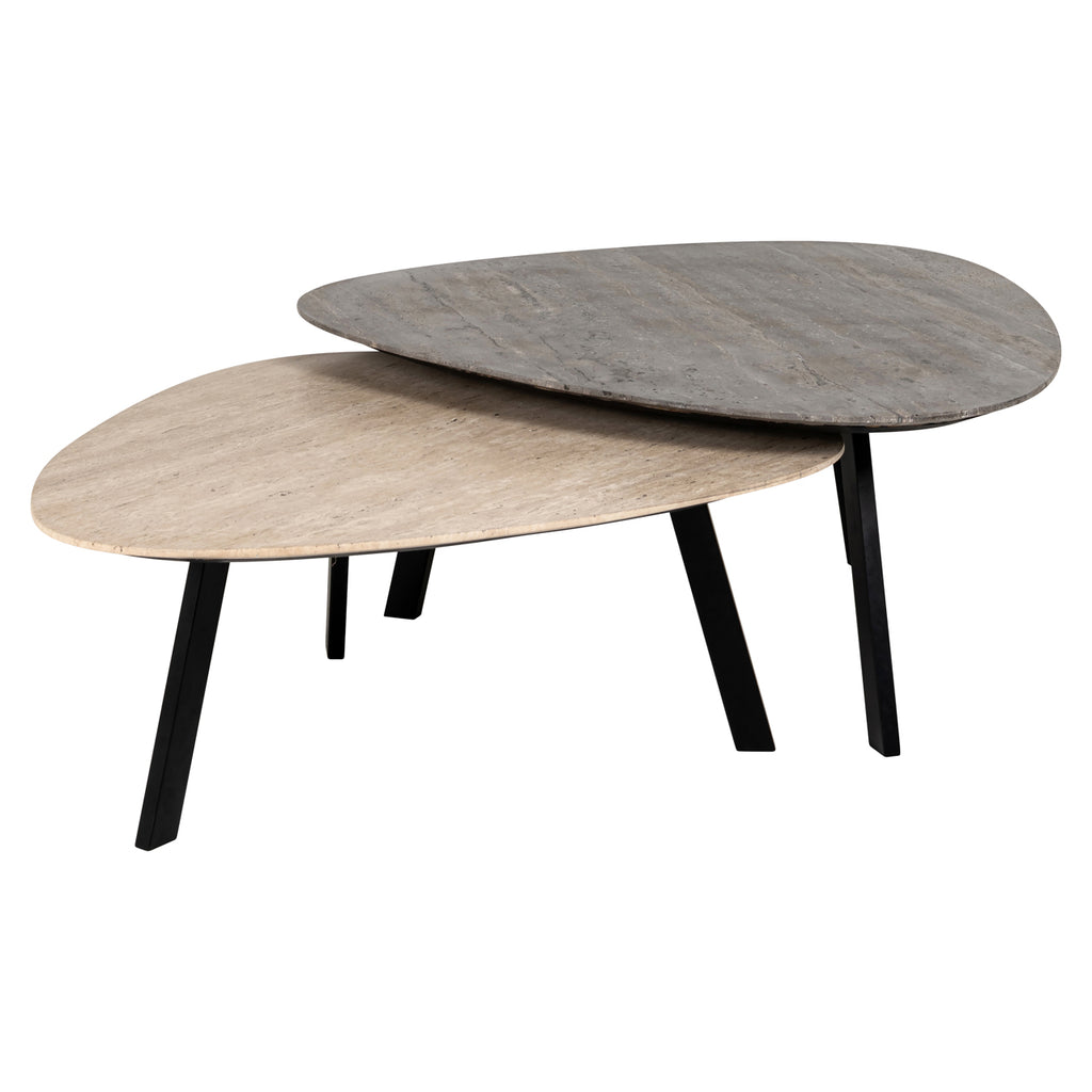 Couchtisch Spencer beige (Set of 2)