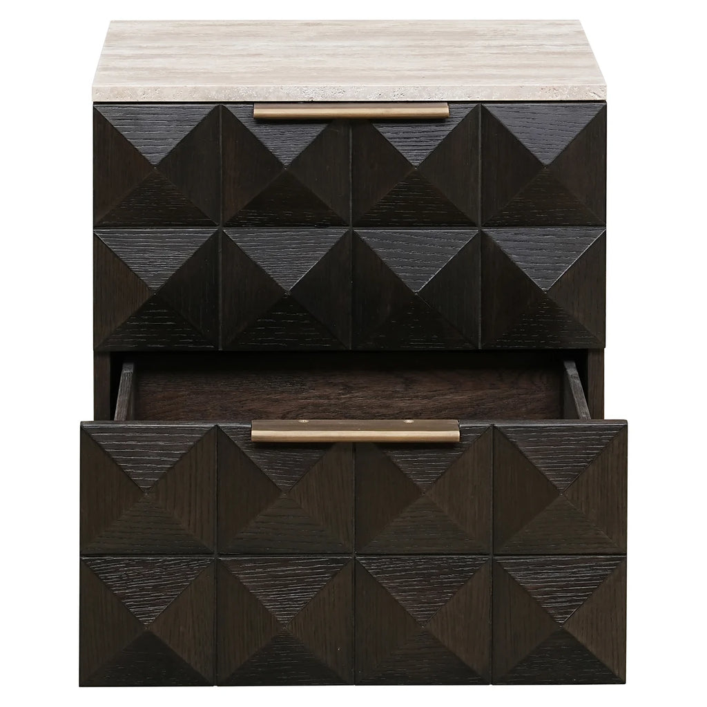 Nachttisch Claremont brown