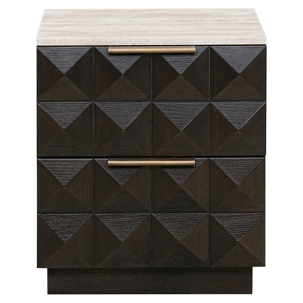 Nachttisch Claremont brown