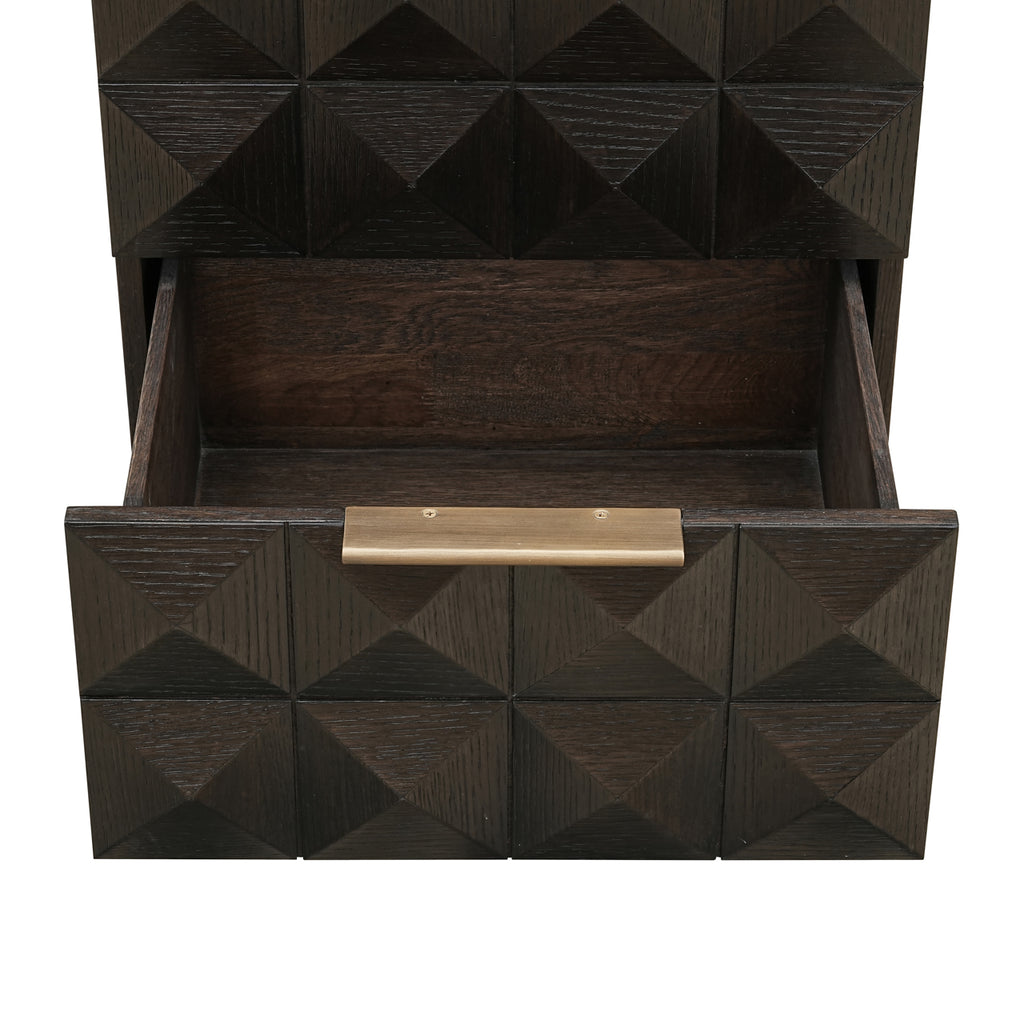 Nachttisch Claremont brown