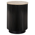 Beistelltisch Hampton dark brown 45Ø