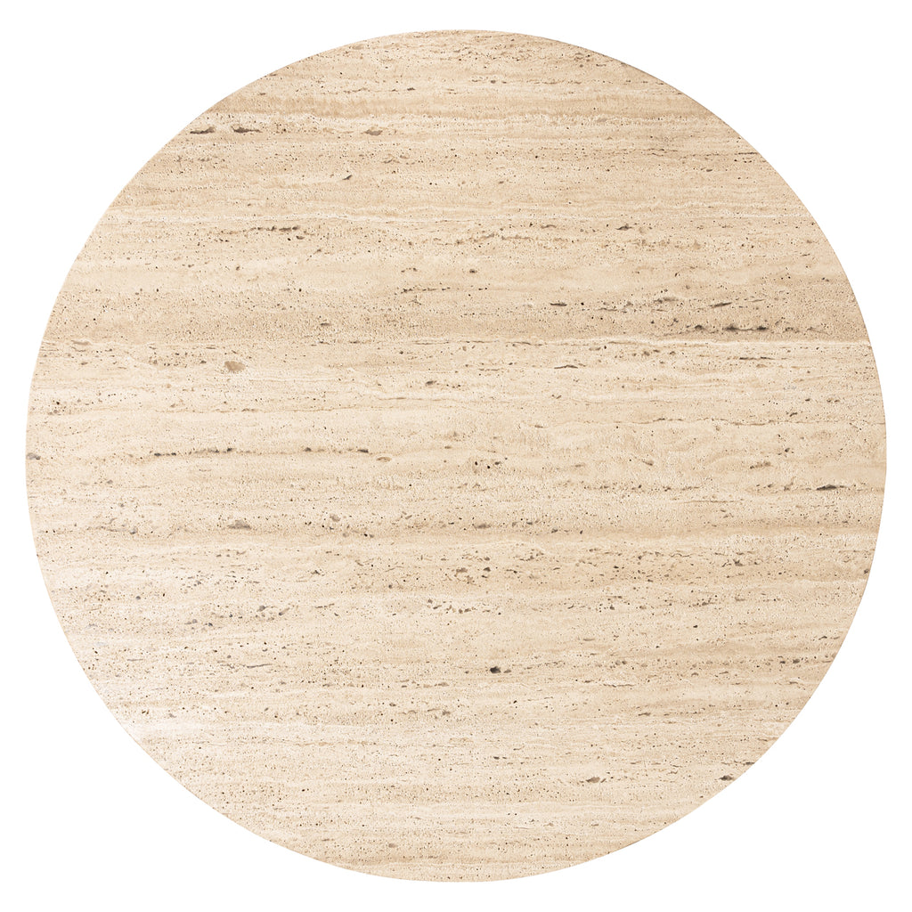 Couchtisch Hampton dark brown 90Ø