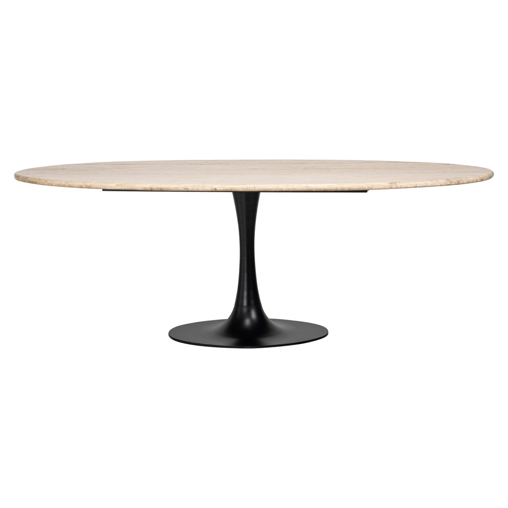 Esstisch Hampton black oval 230