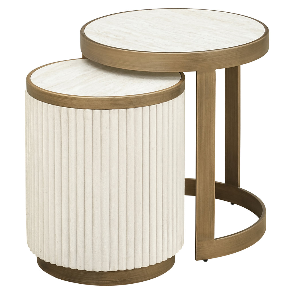 Beistelltisch Tivoli white (Set of 2)
