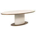 Esstisch Tivoli white oval 230