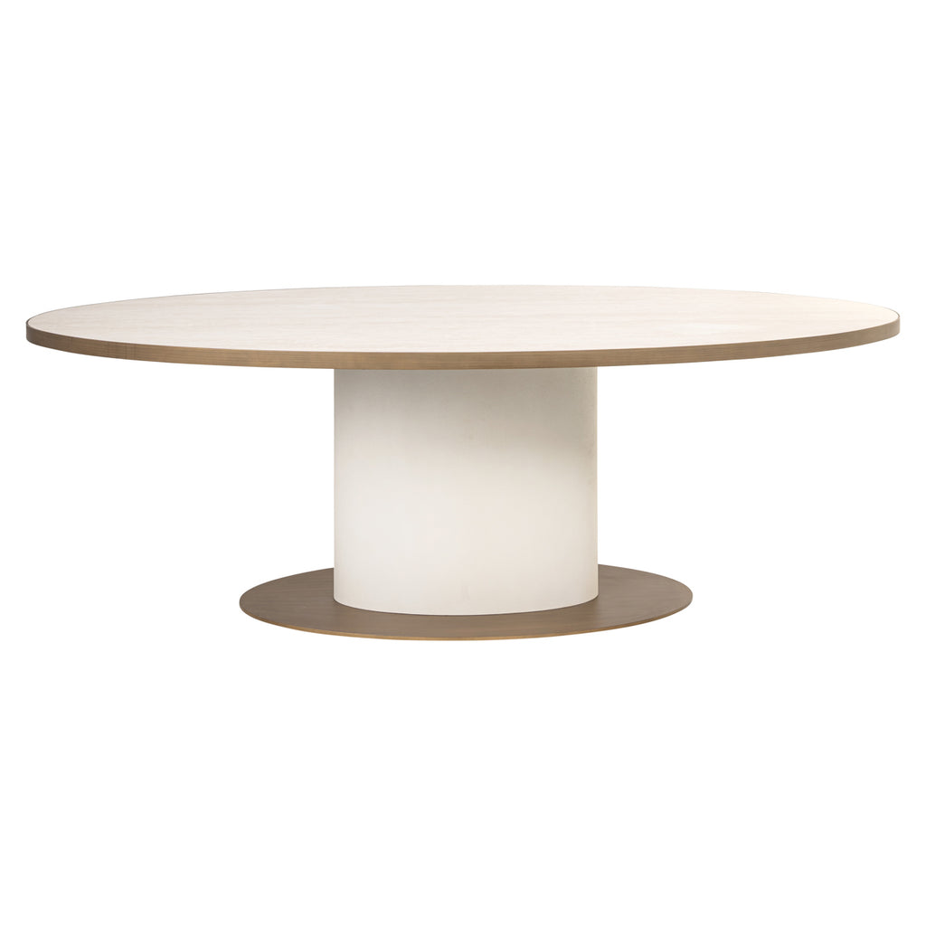 Esstisch Tivoli white oval 230