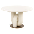 Esstisch Winslow white 135Ø