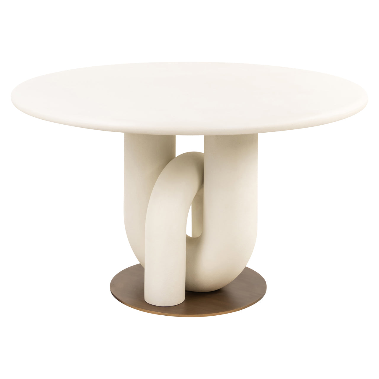 Esstisch Winslow white 135Ø