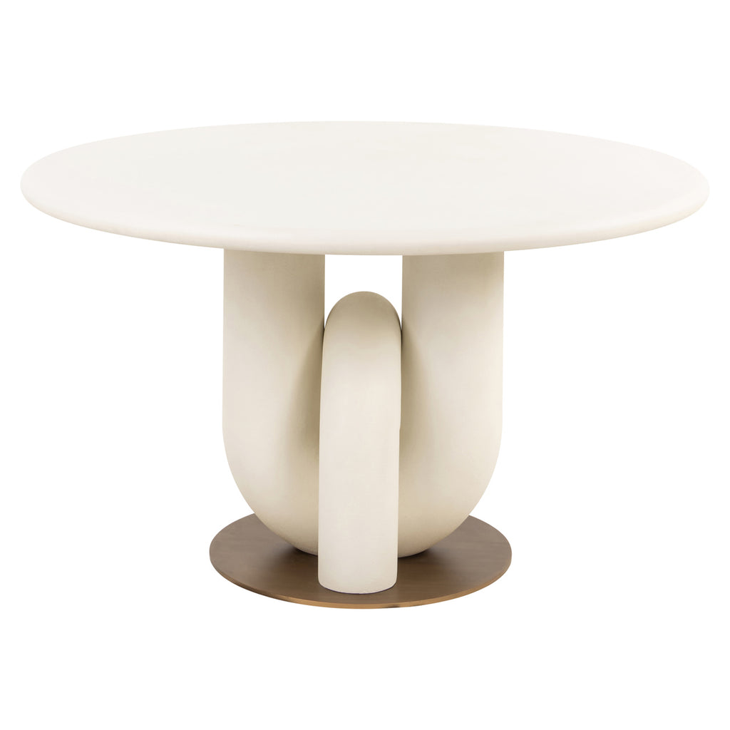 Esstisch Winslow white 135Ø