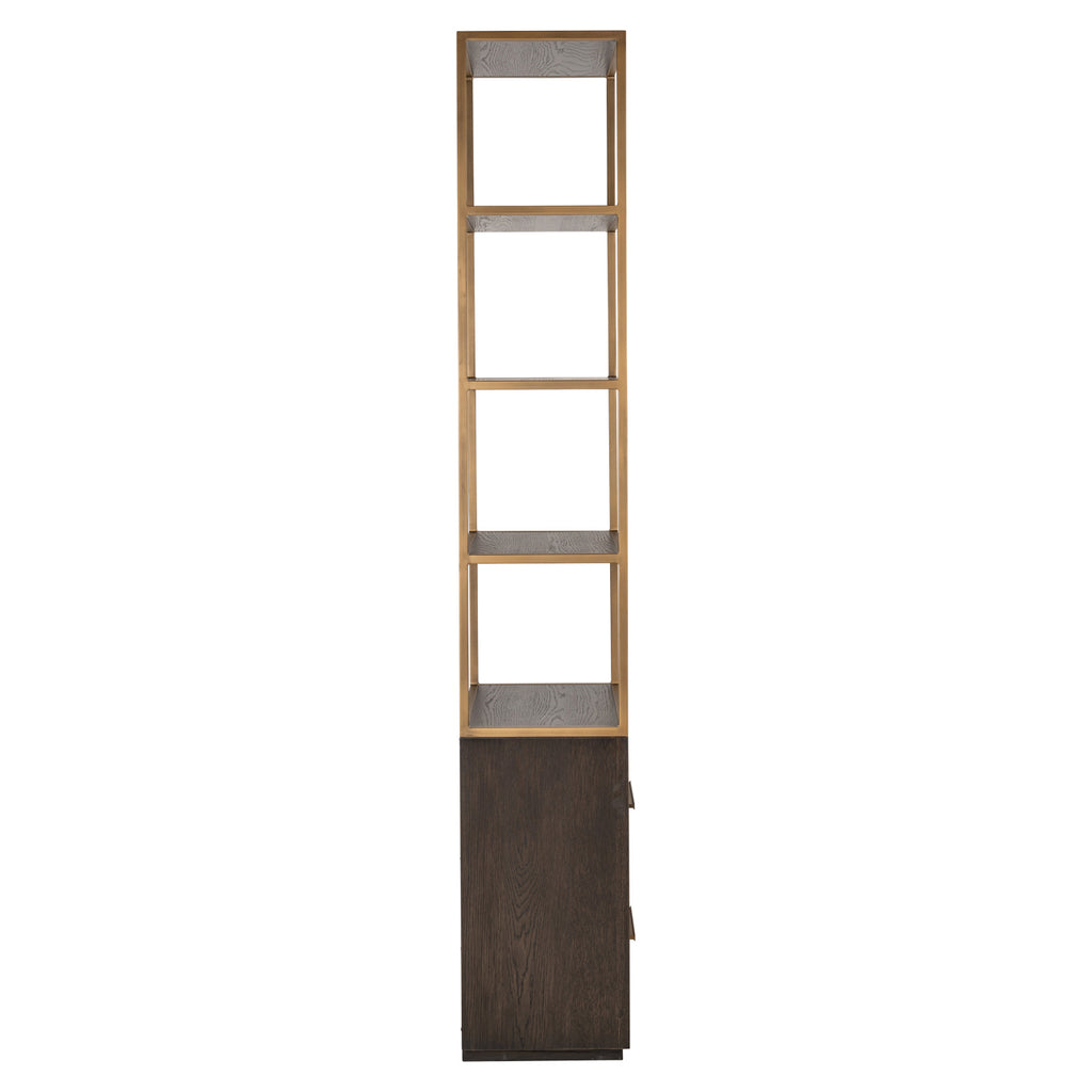Vitrine Carter brown small 2-drawers