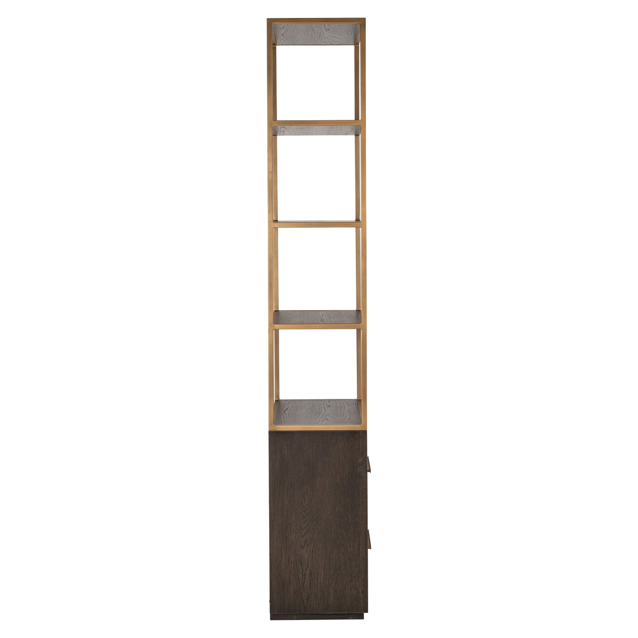 Vitrine Carter brown small 2-drawers