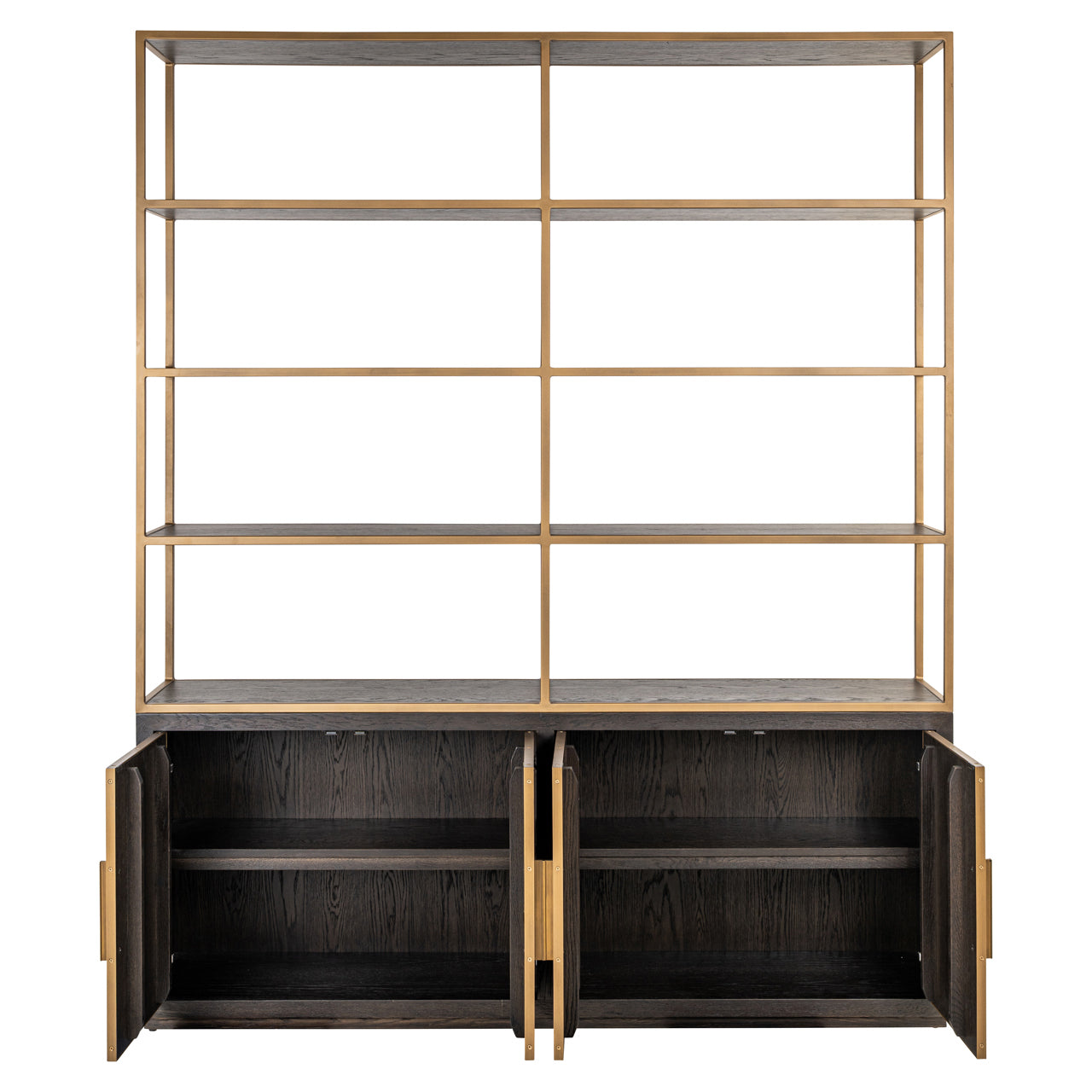 Vitrine Carter brown large 4-doors