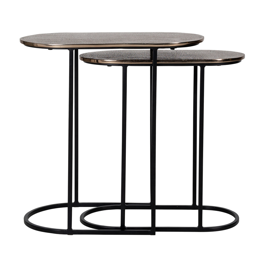 Beistelltisch Chandon champagne gold (Set of 2)