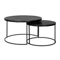 Couchtisch Bolder black (Set of 2)