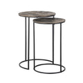 Beistelltisch Tulum brushed gold (Set of 2)