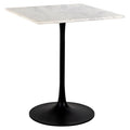 Bistro-Tisch Carlten black/white 65x65