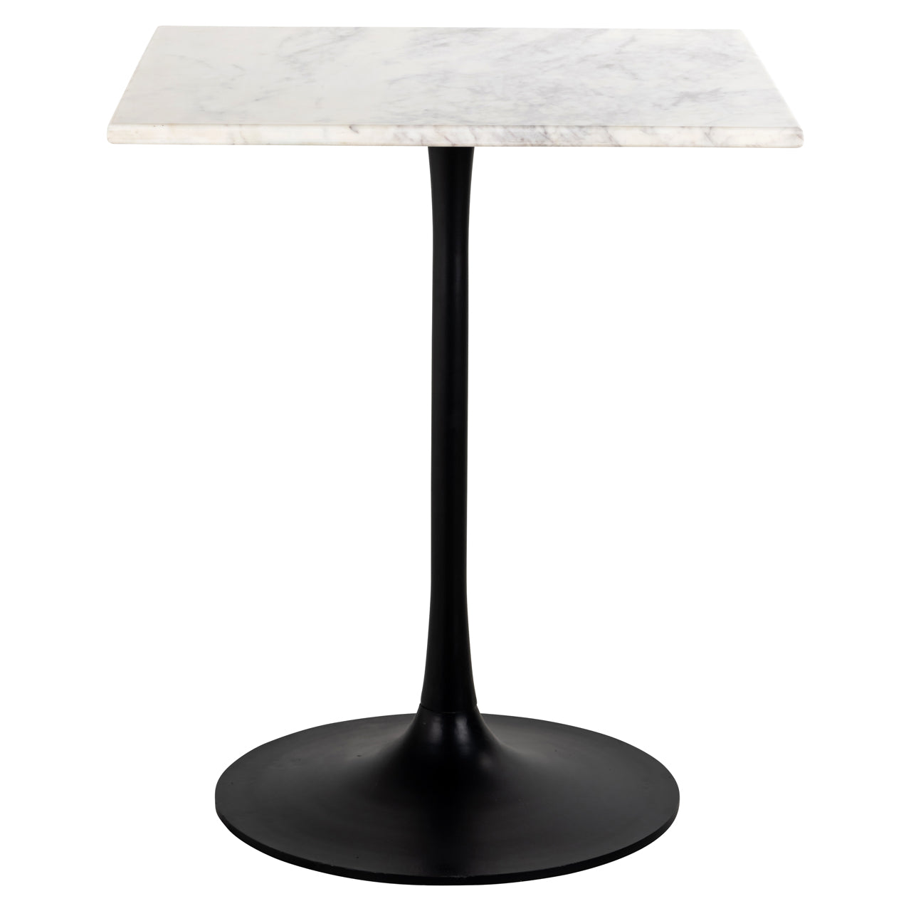 Bistro-Tisch Carlten black/white 65x65
