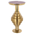 Beistelltisch Empire brushed gold