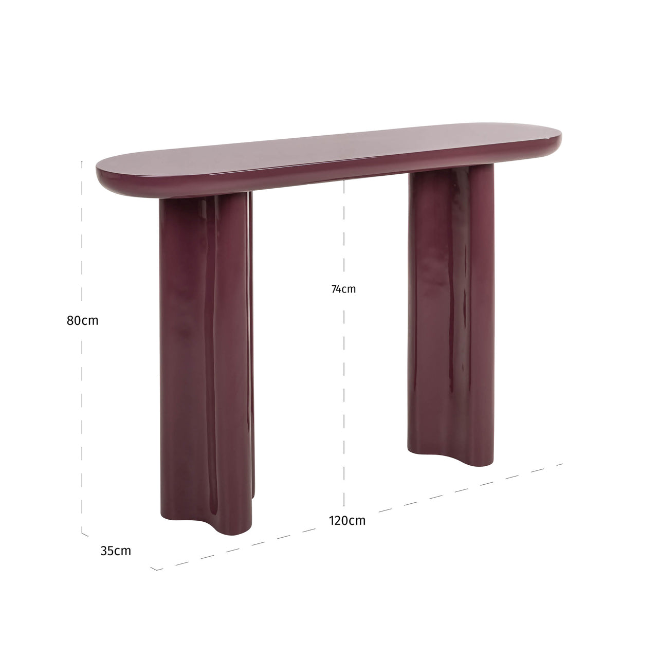 Konsole Sunny burgundy
