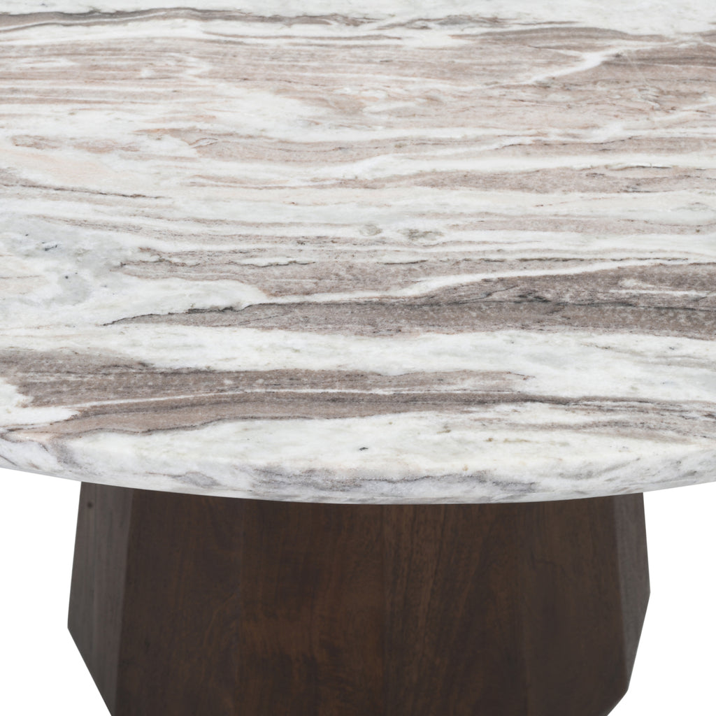 Esstisch Oberoy Blush beige 130Ø